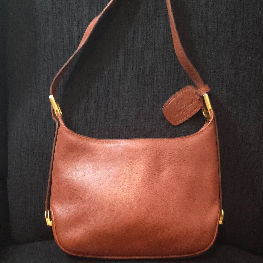 Vintage Bianchi E. Nardi Brown Leather Shoulder Bag
